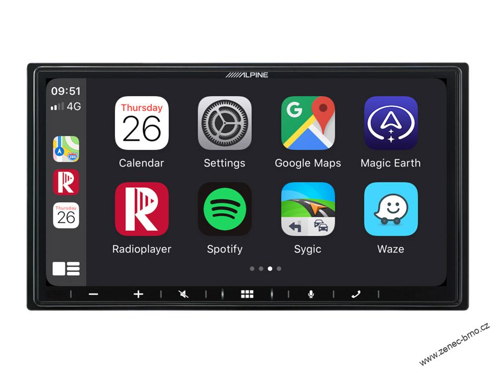  Alpine iLX-W690D Apple CarPlay a Android Auto