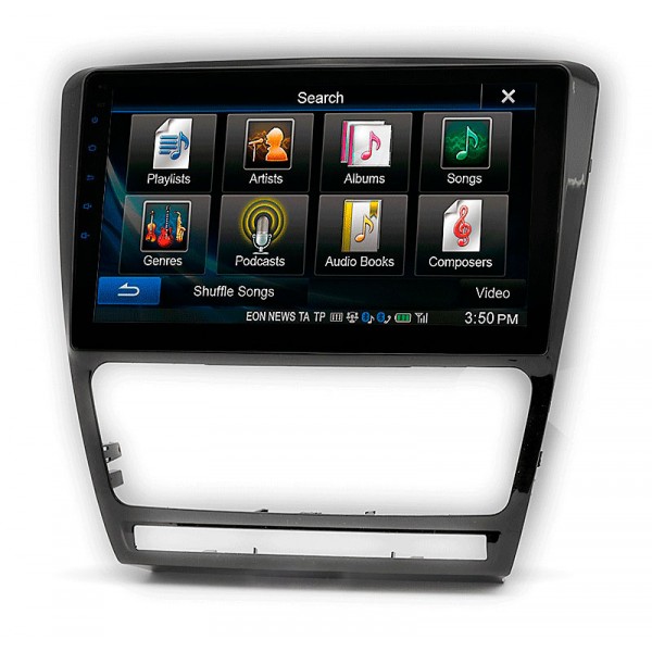Pioneer SPH-PF97BT pro Škoda Octavia 2, 2008-2013, 9" autorádio s bezdrátovým Apple CarPlay a Android Auto